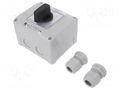 Switch: cam switch; Stabl.pos: 2; 40A; 0-1; flush mounting; Poles: 3 SPAMEL SK40-2-8211-OB13