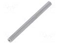 Screwed spacer sleeve; 70mm; Int.thread: M3; hexagonal; aluminium DREMEC TFF-M3X70/DR134
