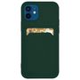 Card Case Silicone Wallet Case With Card Slot Documents For Samsung Galaxy S21 + 5G (S21 Plus 5G) Dark Green, Hurtel 5907769333583 5907769333583