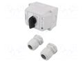 Switch: cam switch; Stabl.pos: 2; 63A; 0-1; flush mounting; Poles: 3 SPAMEL LK63-2-8211-OB2