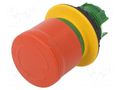 Switch: emergency stop; 22mm; Stabl.pos: 2; red; none; IP66; Pos: 2 EATON ELECTRIC M22-PVT30