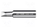 Tip; chisel; 4.6mm; for  soldering iron ATTEN T2080-4.6D