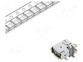Connector: ix Industrial; socket; IX; male; PIN: 10; gold-plated HIROSE IX61G-B-10P/C
