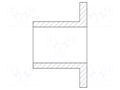 Insulating sleeve; Øint: 10mm; UL94V-2; polyamide 66; H: 10mm DREMEC DR8GE05V43326