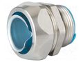 Straight terminal connector; Thread: metric,outside; brass; IP67 HUMMEL HUMMEL-1572256050