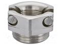 T-bolt clamp; nickel plated brass; Thread len: 8mm; Gland: M25 HUMMEL HUMMEL-1143250050
