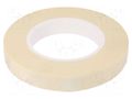 Tape: electrical insulating; W: 19mm; L: 50m; Thk: 0.21mm; white H-OLD HOLD-CA.100-19-50M