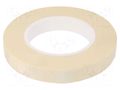 Tape: electrical insulating; W: 19mm; L: 50m; Thk: 0.21mm; white H-OLD HOLD-CA.100-19-50M