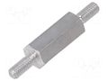 Screwed spacer sleeve; 12mm; Ext.thread: M2,5; hexagonal DREMEC TMM-M2.5X12/DR432
