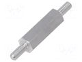 Screwed spacer sleeve; 15mm; Ext.thread: M2,5; hexagonal DREMEC TMM-M2.5X15/DR432