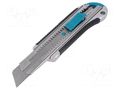 Knife; universal; 25mm; Handle material: metal,plastic WOLFCRAFT WF4081000