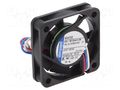 Fan: DC; axial; 24VDC; 40x40x10mm; 9m3/h; slide; 5400rpm; 414F/2 EBM-PAPST 414F/2
