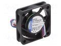 Fan: DC; axial; 24VDC; 40x40x10mm; 9m3/h; slide; 5400rpm; 414F/2 EBM-PAPST 414F/2