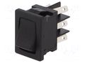 ROCKER; DPDT; Pos: 2; ON-ON; 10A/125VAC; black; DM C&K DM61J12S205Q