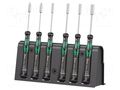 Kit: screwdrivers; precision; 6-angles socket; Kraftform Micro WERA WERA.05118158001