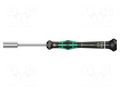 Screwdriver; precision; 6-angles socket; HEX 6mm WERA WERA.05345281001