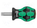 Screwdriver: standard; slot; 8x1.2mm; STUBBY; Blade length: 24.5mm WERA WERA.05008844001