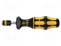 Screwdriver; torque; 105mm; Holder: C6,3mm,E6,3mm; 1/4"; ESD WERA WERA.05074734001