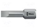 Screwdriver bit; slot; 6.5x1.2mm; Overall len: 25mm; TORSION WERA WERA.05056233001