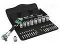 Wrench-set; socket spanner; 3/8"; Zyklop WERA WERA.05004046001