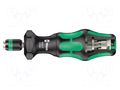 Screwdriver handle; Holder: C6,3mm; 1/4"; 146mm; max.14Nm WERA WERA.05057480001