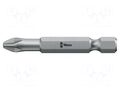 Screwdriver bit; Phillips; PH1; 1/4"; Overall len: 50mm; TORSION WERA WERA.851/4TZ/1