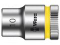 Socket; 6-angles,socket spanner; HEX 10mm; 3/8"; Zyklop WERA WERA.05003555001