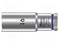 Socket; 6-angles,socket spanner; HEX 16mm; 3/8"; 8790 HMB Deep WERA WERA.05004538001