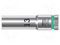 Socket; 6-angles,socket spanner; HEX 13mm; 1/2"; 8790 HMC Deep WERA WERA.05004553001