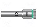 Socket; 6-angles,socket spanner; HEX 13mm; 1/2"; 8790 HMC Deep WERA WERA.05004553001