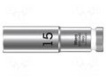 Socket; 6-angles,socket spanner; HEX 15mm; 1/2"; 8790 HMC Deep WERA WERA.05004555001