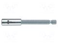 Holder; Socket size-inch: 1/4"; HEX 1/4"; Overall len: 152mm WERA WERA.899/4/1L