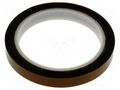 Tape: electrical insulating; W: 12mm; L: 33m; Thk: 0.076mm; acrylic 3M 3M-1218-12