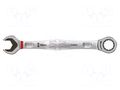 Wrench; rattle,combination spanner; 17mm; Overall len: 224mm WERA WERA.JK17