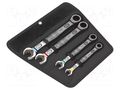 Wrench-set; combination spanner; Chrom-molybdenum steel; 4pcs. WERA WERA.JKSET
