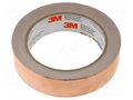 Tape: electrically conductive; W: 25mm; L: 16.5m; Thk: 0.101mm 3M 3M-1245-25