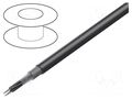 Wire; HELUTHERM® 145 MULTI; 4x1.5mm2; stranded; Cu; PO; black HELUKABEL THERM145-C-4X1.5
