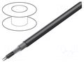 Wire; HELUTHERM® 145 MULTI; 4x2.5mm2; stranded; Cu; PO; black HELUKABEL THERM145-C-4X2.5
