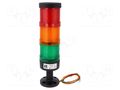 Signalling column; red/orange/green; LED; 230VAC; IP65; LT70 SPAMEL LT70-3-230