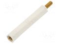 Insulating sleeve; Int.thread: M3; L: 35mm; UL94V-2; polyamide DREMEC TFM-M3X35/DR2183