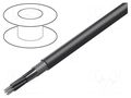 Wire; HELUTHERM® 145 MULTI; 7x1.5mm2; stranded; Cu; PO; black HELUKABEL THERM145-C-7X1.5