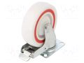 Transport wheel; Ø: 125mm; W: 35mm; H: 156mm; torsional with lock COLSON BPCO-1251-5100