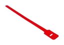 GRIP TIE, 12.7MM X 279.4MM, PA6/PE, RED GT.50X112P2