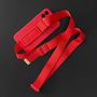 Rope case gel case with a lanyard chain handbag lanyard iPhone 12 Pro Max red, Hurtel 5907769329029 5907769329029