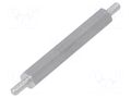 Screwed spacer sleeve; 35mm; Ext.thread: M2,5; hexagonal DREMEC TMM-M2.5X35/DR432