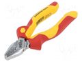 Pliers; insulated,crimping; steel; 145mm; 1kVAC; 0.25÷2.5mm2 WIHA WIHA.35861