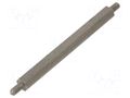 Screwed spacer sleeve; 55mm; Ext.thread: M3; hexagonal DREMEC TMM-M3X55/DR444