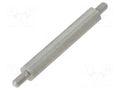 Screwed spacer sleeve; 35mm; Ext.thread: M3; hexagonal DREMEC TMM-M3X35/DR444