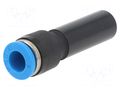 Push-in fitting; straight,reductive; -0.95÷6bar; polymer FESTO QS-10H-6