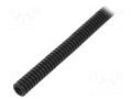 Protective tube; Size: 7; polyamide 6; black; L: 50m; PMAFLEX VOH PMA I-VOHD-07B